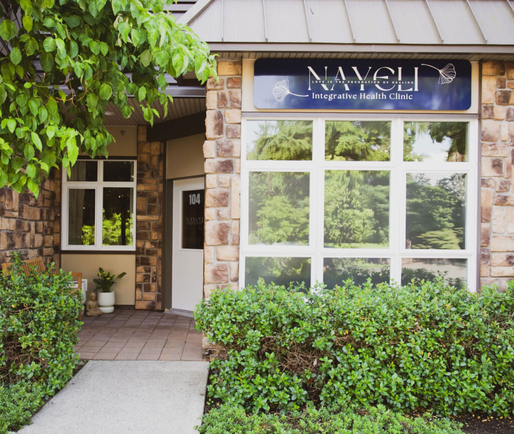 Exterior of Nayeli Integrative Health Clinic, Victoria BC – street-level entrance